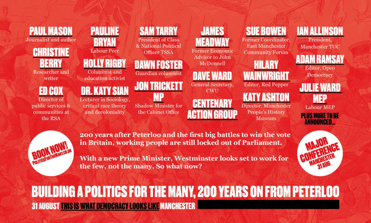 Politics for the Many Conference