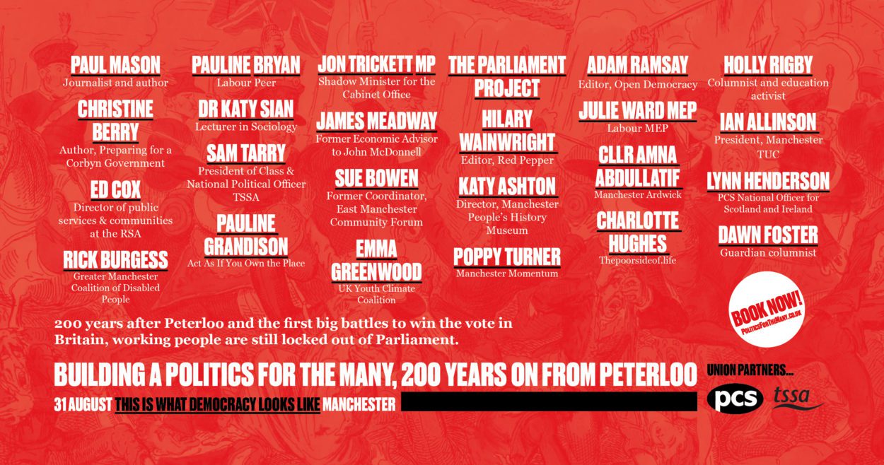 Peterloo Line Up