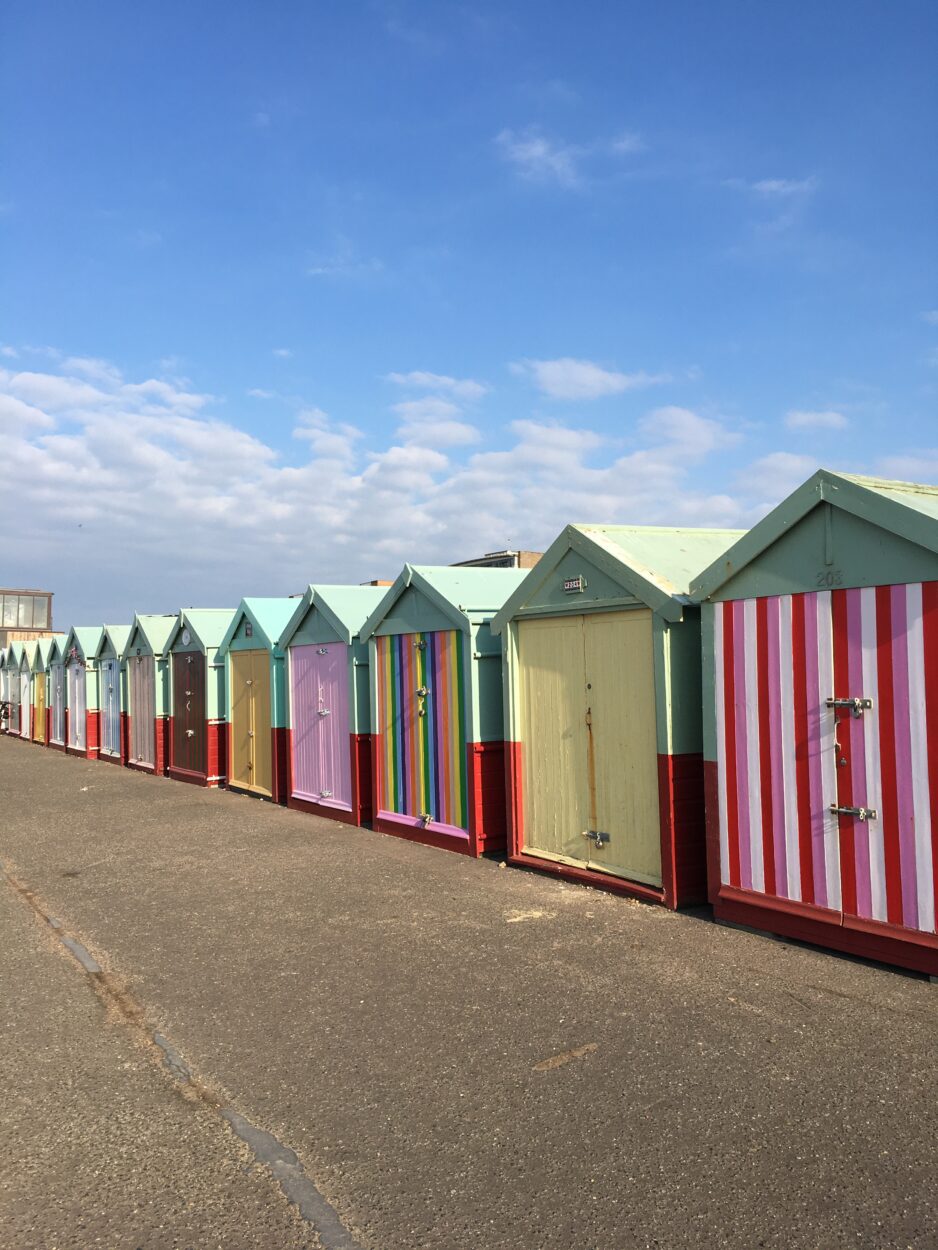 Beach huts in Brighton