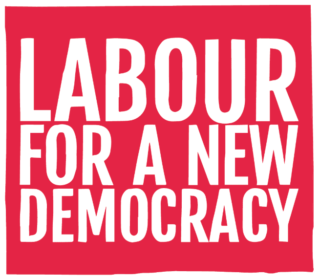 Labour for a New Democracy logo
