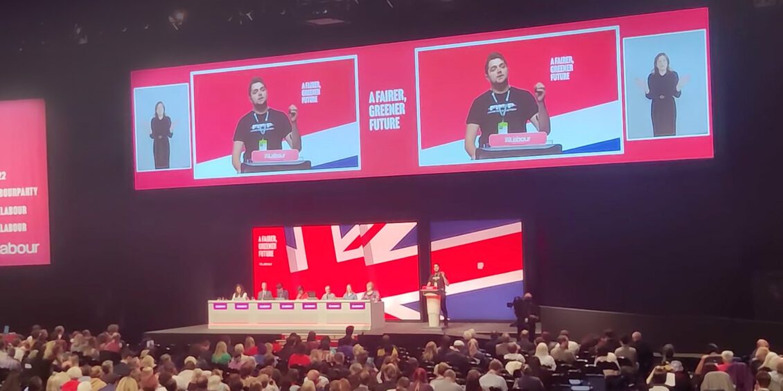 Labour Conference 2022 stage