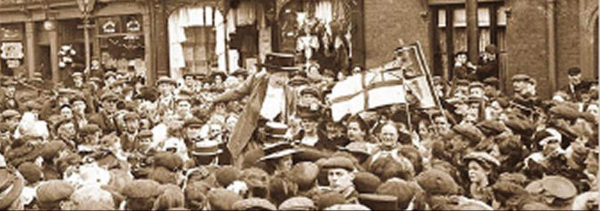 Sepia photo of women Chainmakers