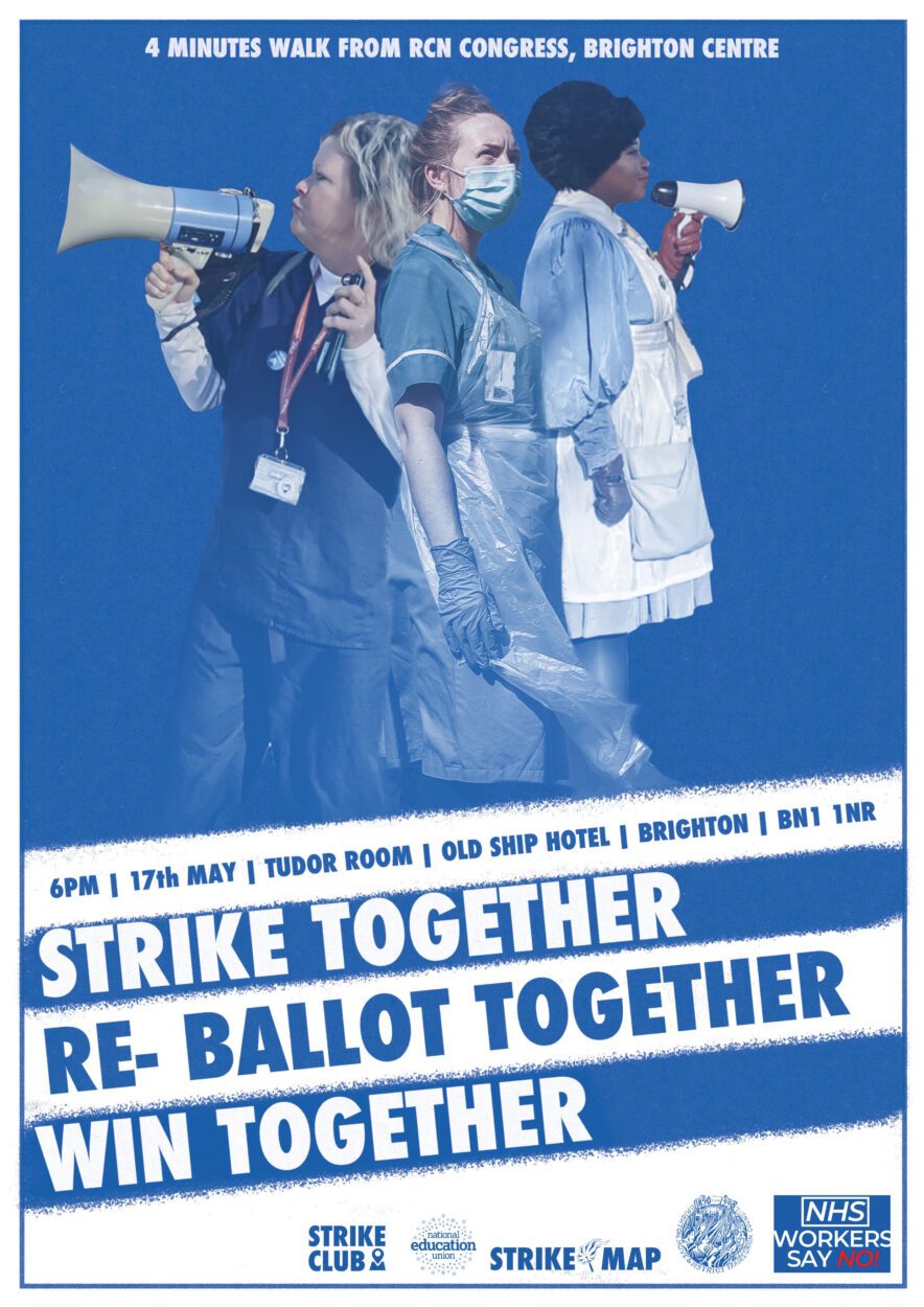 RCN strike poster