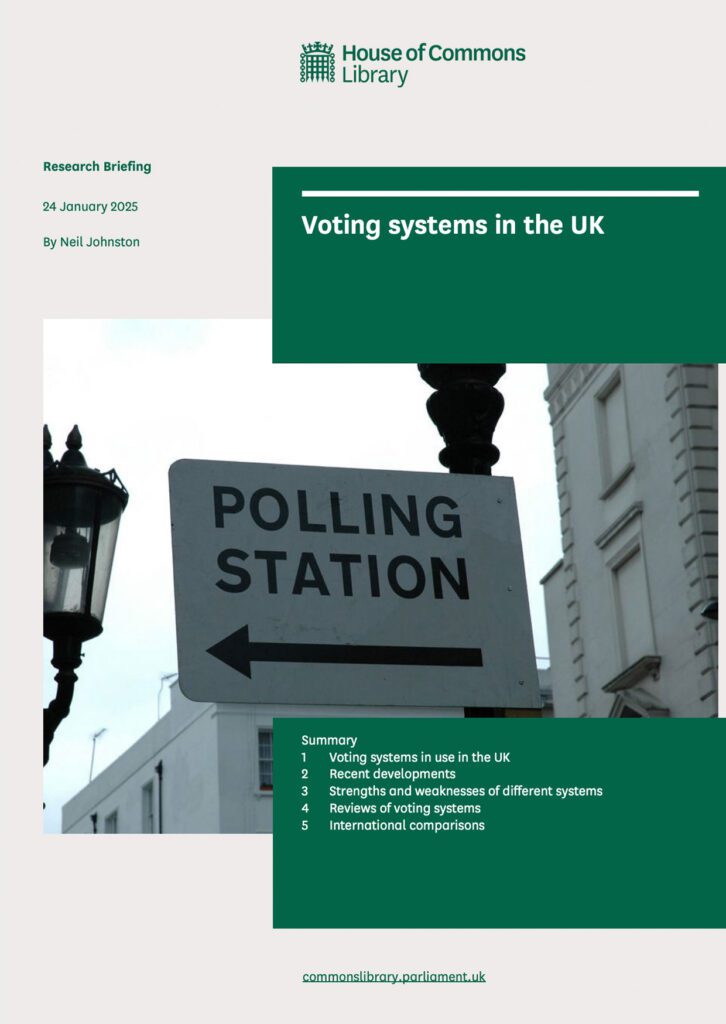 Voting systems in the UK