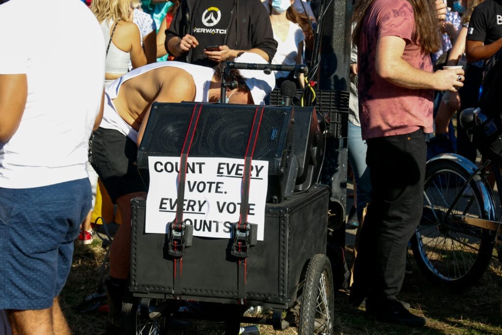 Count Every Vote protest