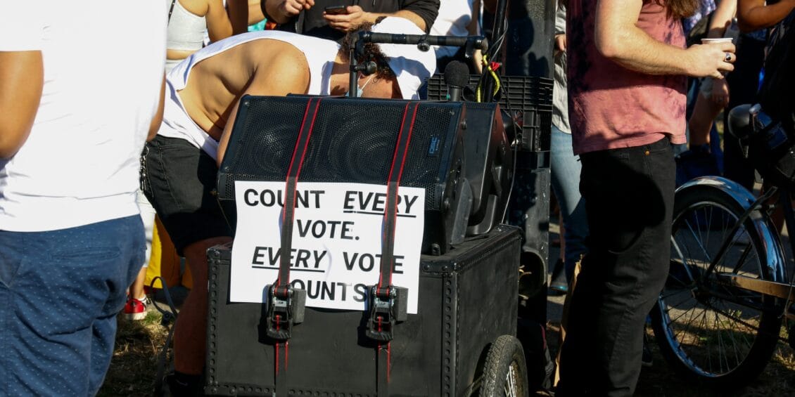 Count Every Vote protest